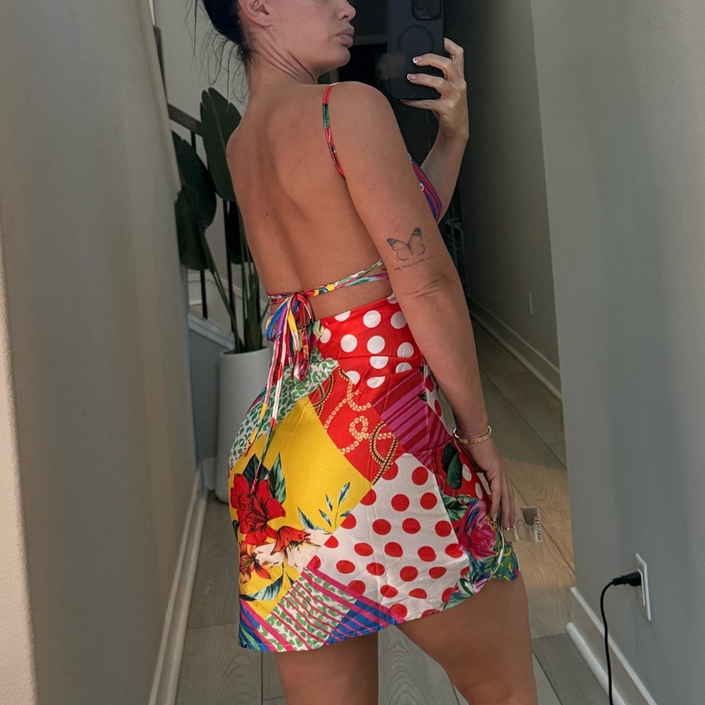 Colorful Patterned Dress